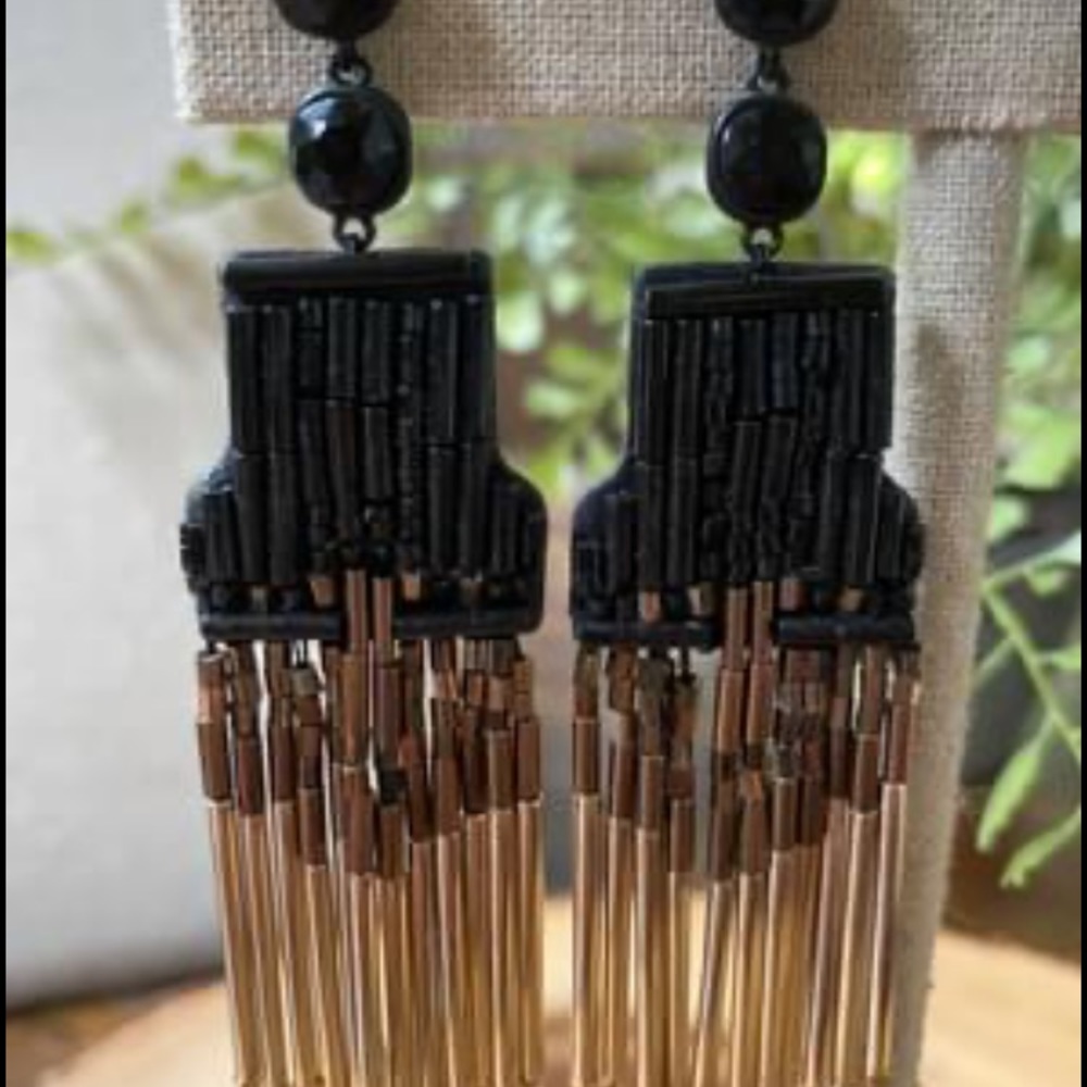 Jasper Fringe Earrings